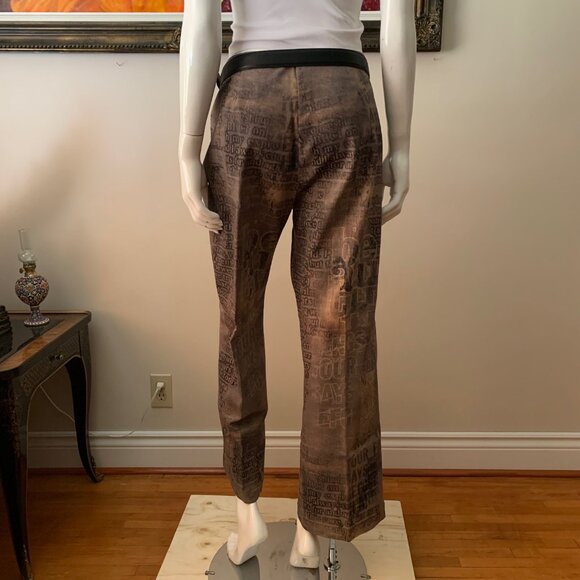 Frank Lyman Women's Straight Wide Leg Zip Closure Pants - Picture 9 of 10